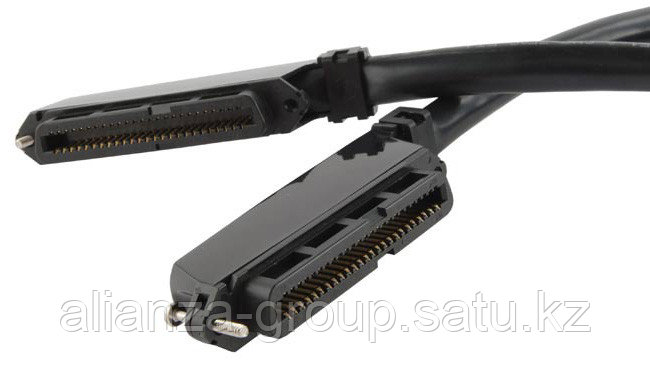 Hyperline PC-TELCO-F9F9-A/A-10M-LSZH-BK Патч-корд TELCO(мама/90, тип A) - TELCO(мама/90, тип A), категория 3, 25 пар, LSZH, 10 м, черный