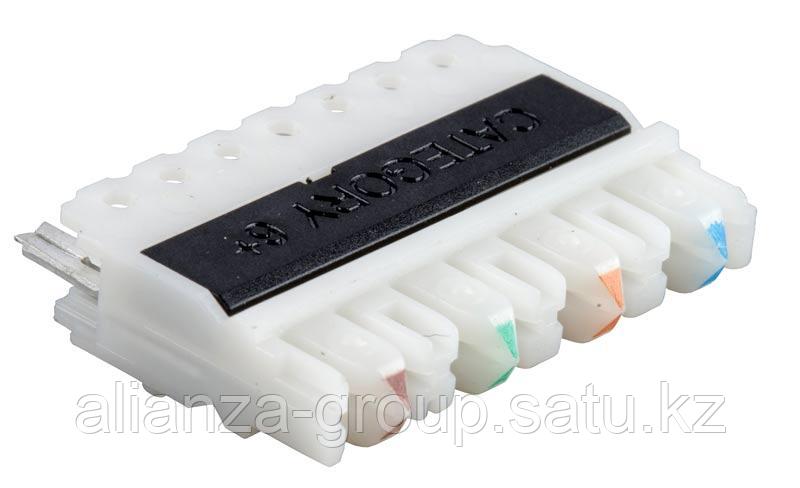 Hyperline 110C-M-4P-C6 4-х парный 110 модуль, категория 6