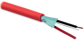 Hyperline ASC-2x2x0.6-LSZH-RD J-Y(ST)Y Монтажный кабель с электростатической экранировкой для пожарной сигнализации, 2x2x0.6, F/UTP, однопроволочные