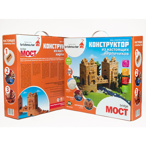 Конструктор керамический из настоящих кирпичей Brickmaster (Маяк / 230) - фото 5 - id-p45683272