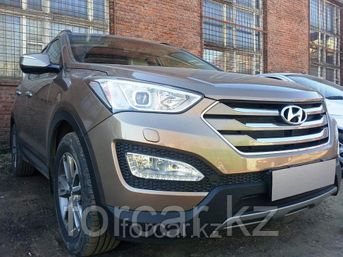 Защита радиатора Hyundai SANTA FE с 2013- black, фото 2