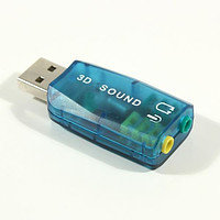 USB 3D Sound (Внешняя звуковая карта) , Алматы