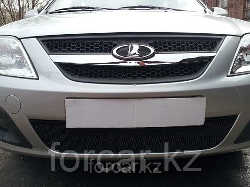Защита радиатора LADA Largus black, фото 2