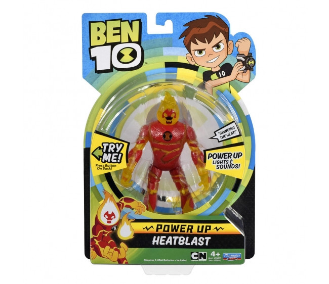 Ben 10 Фигурка 16 см Бен 10 - Человек Огонь (свет, звук) - фото 2 - id-p45710484