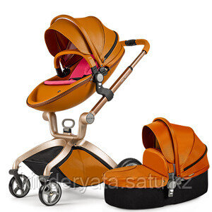 Коляска Hot mom 2 в 1 Комбинированная(braun&black)