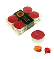 Свечи арома (набор 12 шт) Амбер - Роза