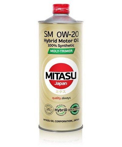 Моторное масло MITASU HYBRID MOLY-TRIMER SM 0w20 1 литр
