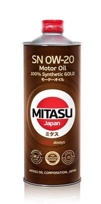 Моторное масло MITASU GOLD SN 0w30 ILSAC GF-5 1 литр