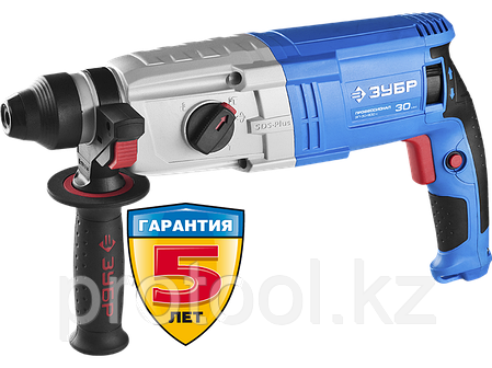 Перфоратор SDS-plus, ЗУБР Проф, реверс, мет. редуктор, 3.3 Дж, 0-1000 об/мин, 0-5500 уд/мин, 900 Вт, кейс, фото 2