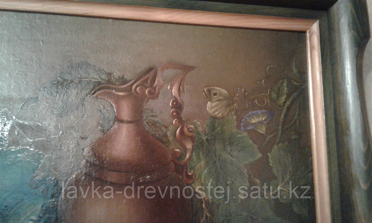 Антикварная картина " Натюрморт с кувшином" художник Втулкин - фото 3 - id-p45722410
