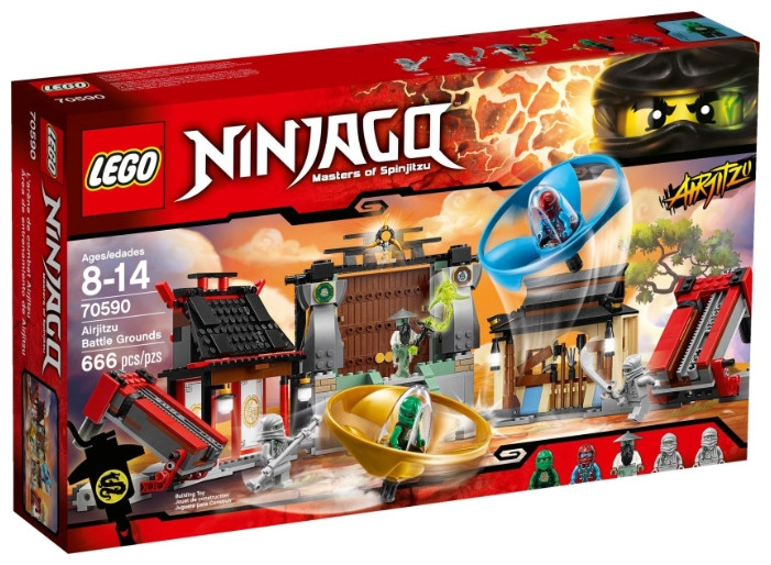 Конструктор LEGO Ninjago 70590 Площадь сражения эйрджитсу