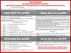 Инструкция по действиям персонала школы (ДДУ) при угрозе или возникновении пожара