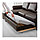Диван-кровать с козеткой ФИКСХУЛЬТ темно-коричневый ИКЕА, IKEA, фото 4