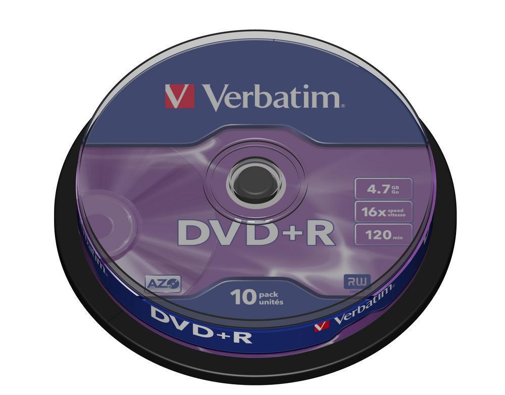 DVD+R 4.7GB Verbatim - фото 1 - id-p45742562