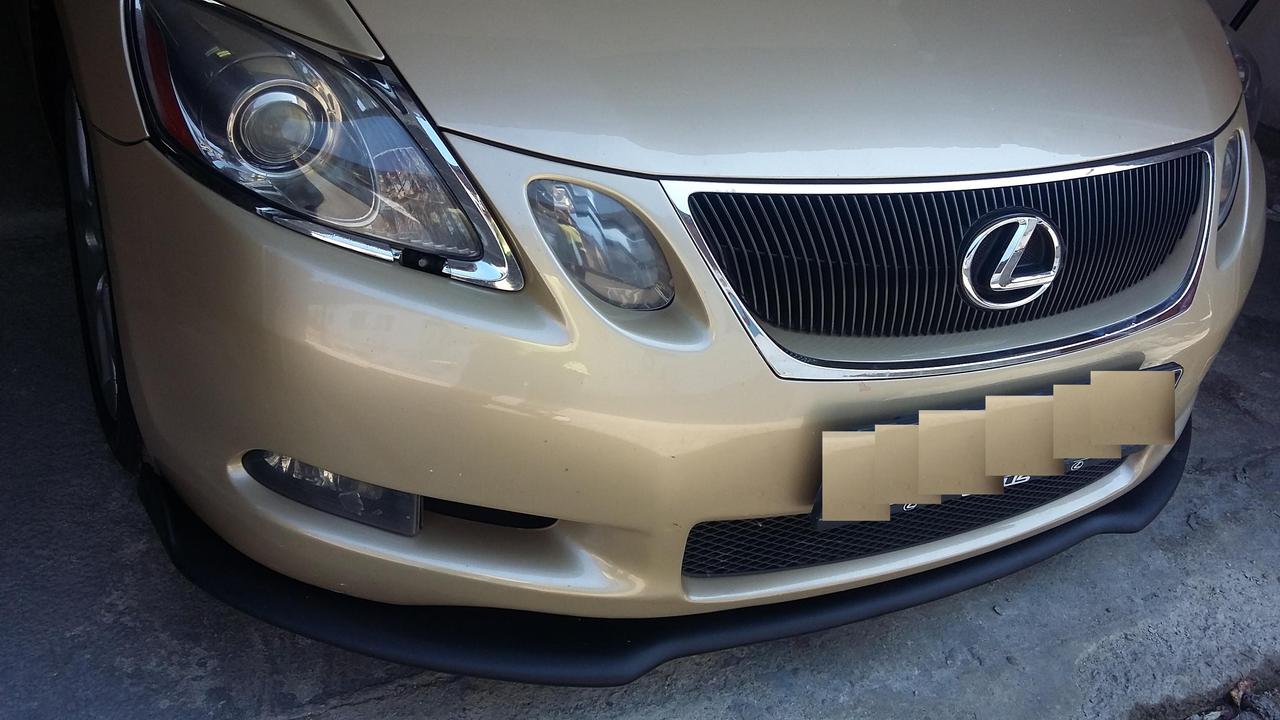 Сплиттер (губа) на передний бампер Lexus GS (190) 2006-2012