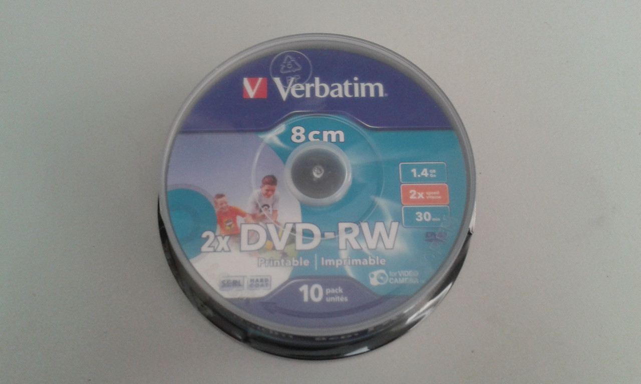 DVD-RW 1.4GB 8cm Verbatim Printable