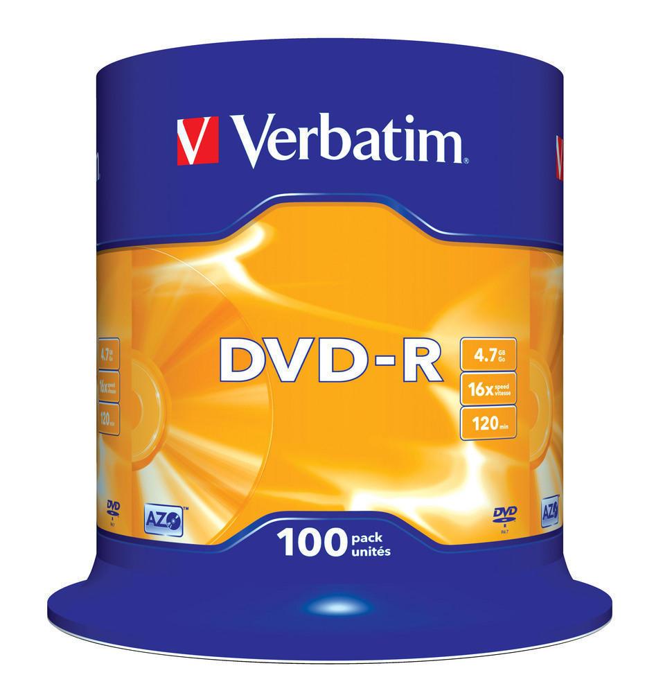 DVD-R 4.7GB Verbatim - фото 1 - id-p45762639
