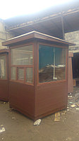 Посты охраны, домик охранника, охранная будка, КПП. Модель "Страж". Размер1,3м х 1,3м х 2,3м