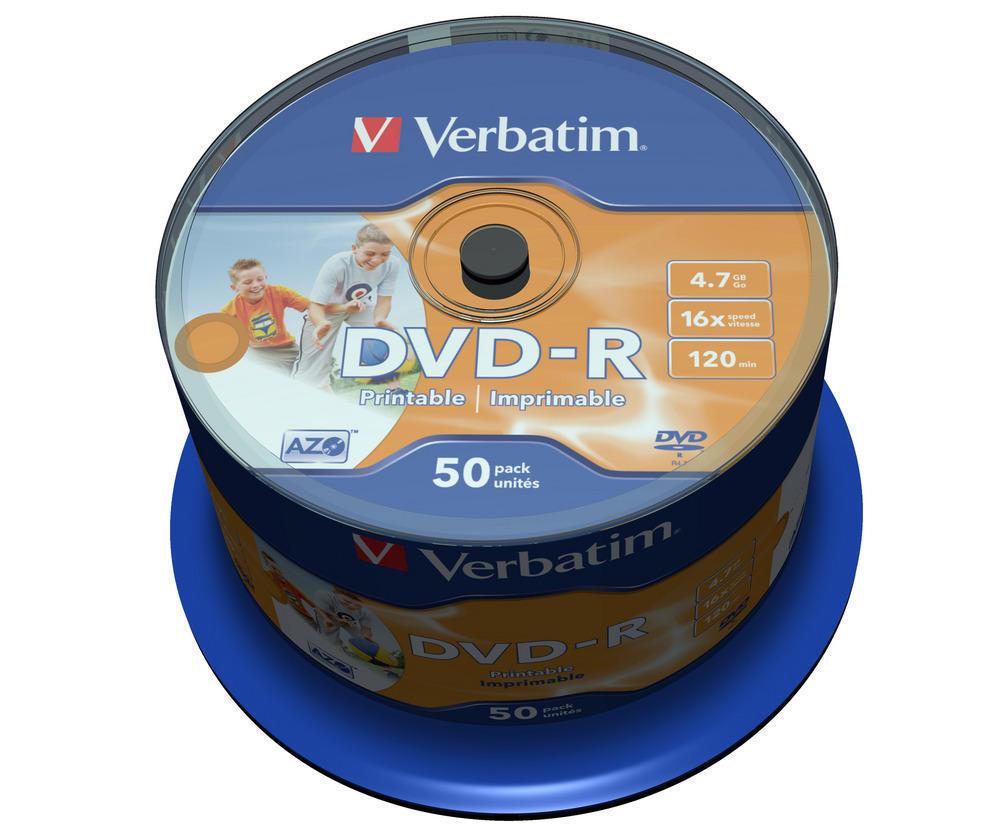 DVD-R 4.7GB Verbatim Printable