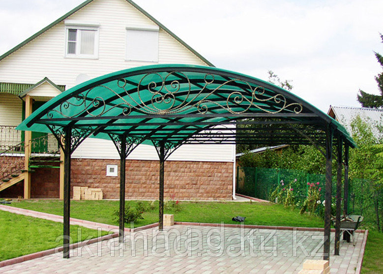 Навес с ковкой. заказать недорого в Алматы