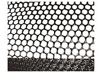 Сетка газонная в рулоне, ширина 2 метра, длина 30 метра, ячейка 9х9 мм - черная, Клевер-С, 64500