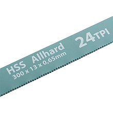 Полотна для ножовки по металлу, 300 мм, 24TPI, HSS, 2 шт.// GROSS