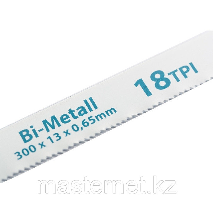 Полотна для ножовки по металлу, 300 мм, 18TPI, BIM, 2 шт.// GROSS