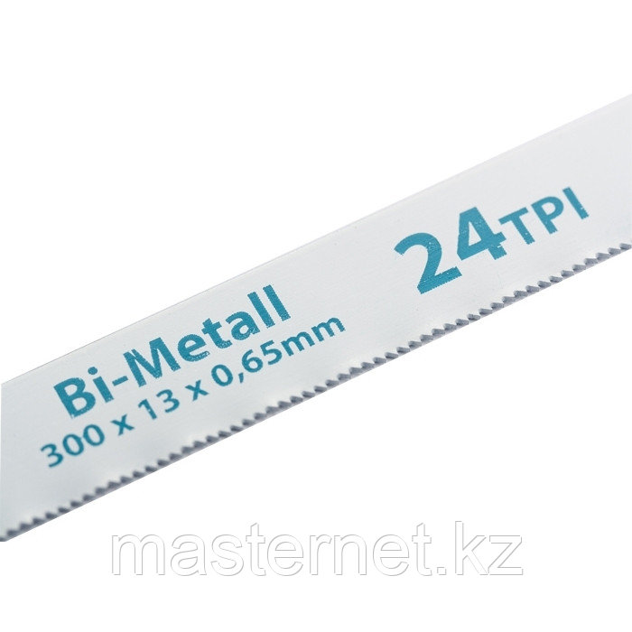 Полотна для ножовки по металлу, 300 мм, 24TPI, BIM, 2 шт.// GROSS