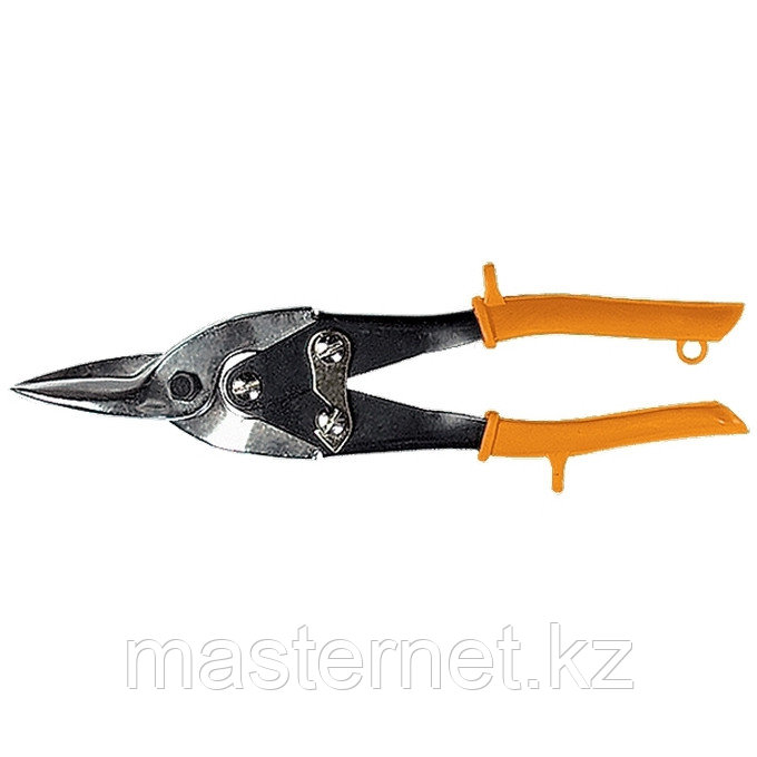 Ножницы по металлу, 250 мм, пряморежущие, обрезиненные рукоятки, SPARTA, 783155