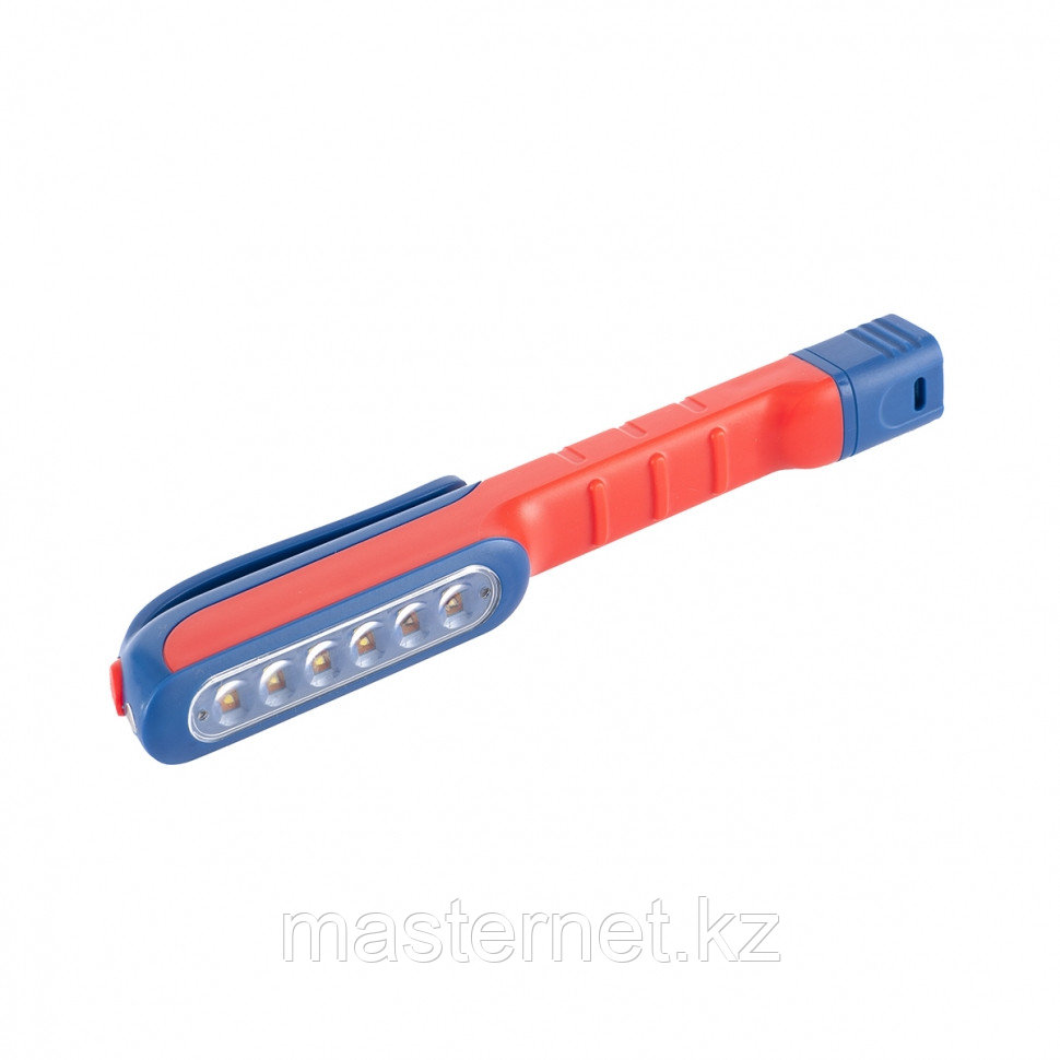 Фонарь для ремонтных работ Inspector, 6+1 яркие LED, зажим на карман, 3хААА, Stern, 90551