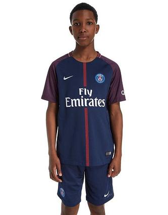 Пари Сен -Жермен футбольная форма детская 2017-18 домашняя (майка+шорты)