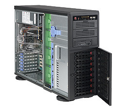 Сервер Supermicro CSE-743AC-668/X11SCL-F/E2224/8GB/6x4TB EXOS/9260-8i/2xGLAN/668W