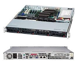 Сервер Supermicro CSE-813MFTQC-505/ X11SCL-F/E2224/16GB/2x1TB EXOS/2xGLAN/500W