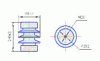 Изолятор ИОС-10-8 УХЛ1, фото 2