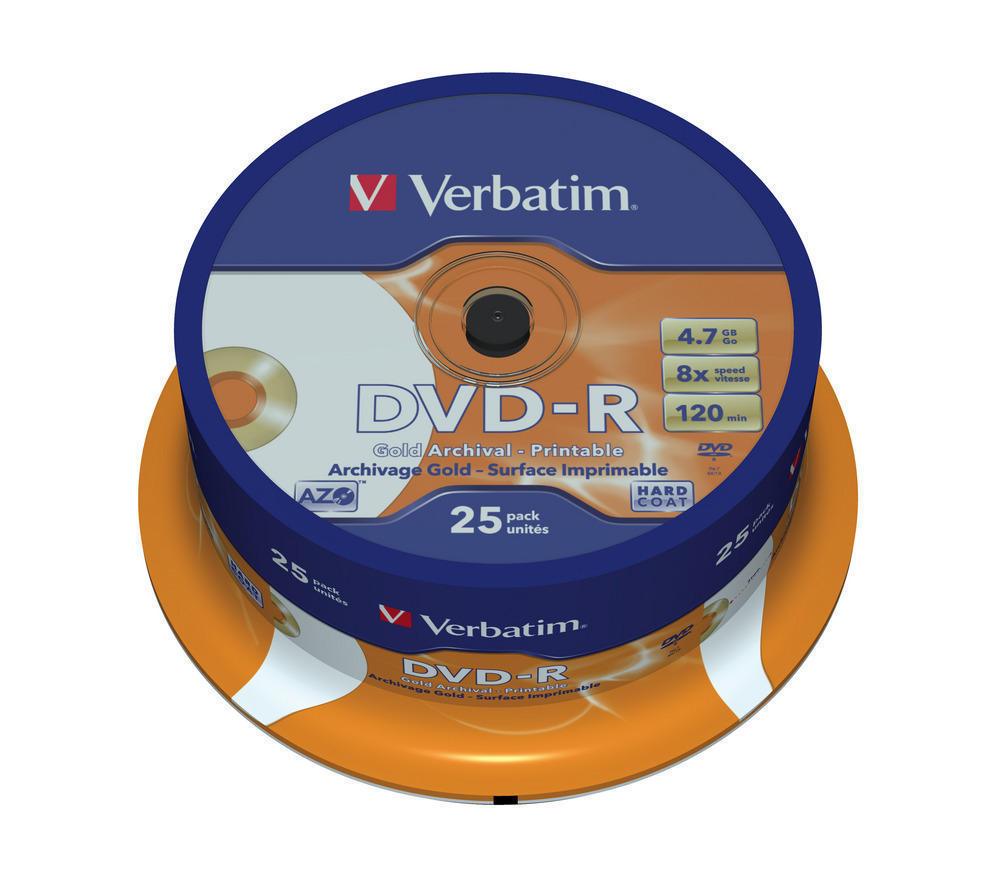 DVD-R 4.7GB Verbatim Archival