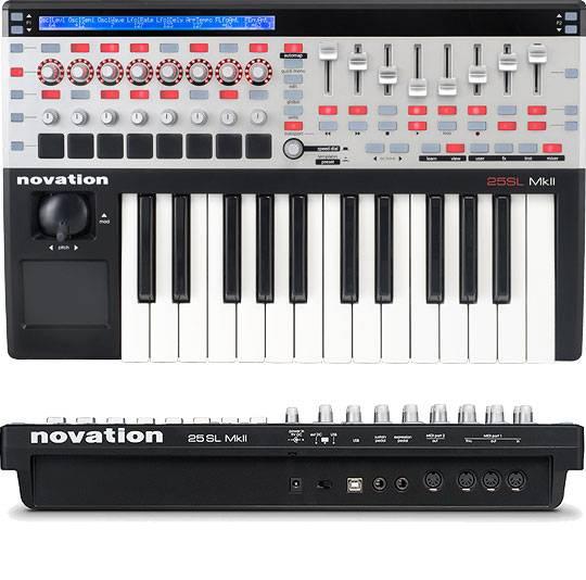 USB MIDI клавиатура контроллер Novation 25 SL mk II - фото 2 - id-p45790223