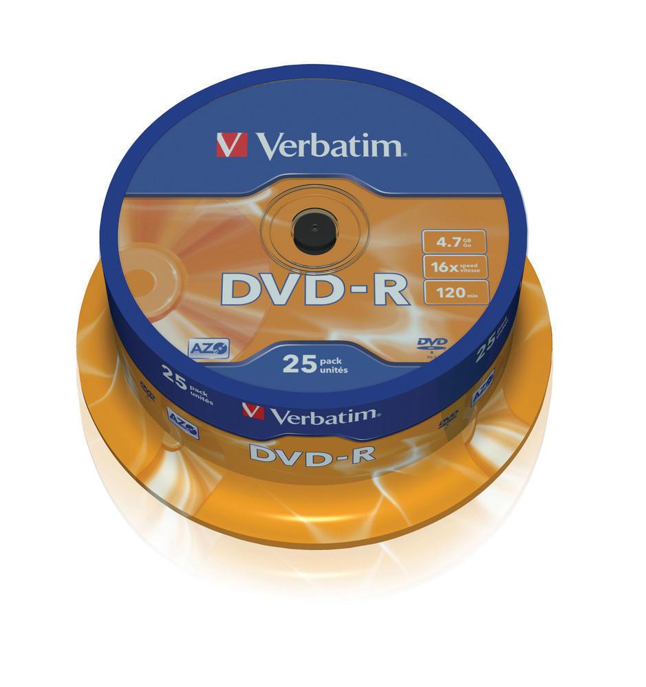 DVD-R 4.7GB Verbatim - фото 1 - id-p45790252