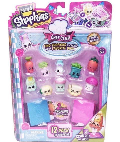 Shopkins, Шопкинс (6 сезон) 12 игрушек в упаковке (Марковка и Пакетик)