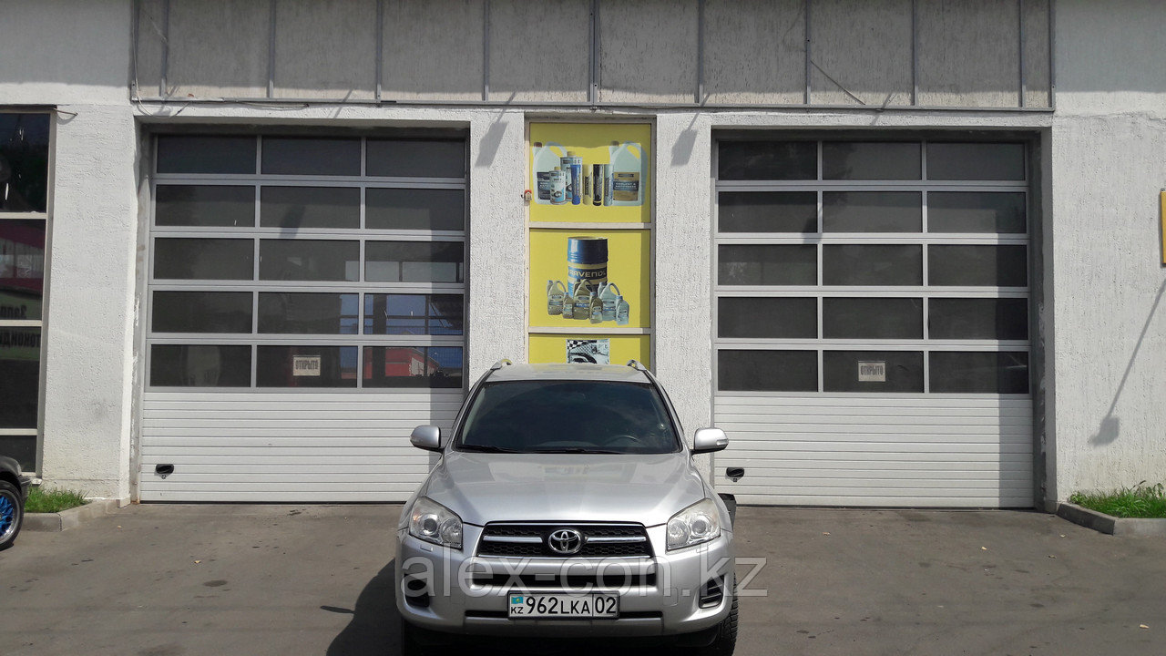 Ворота панорамные Частично и полнопрозрачные