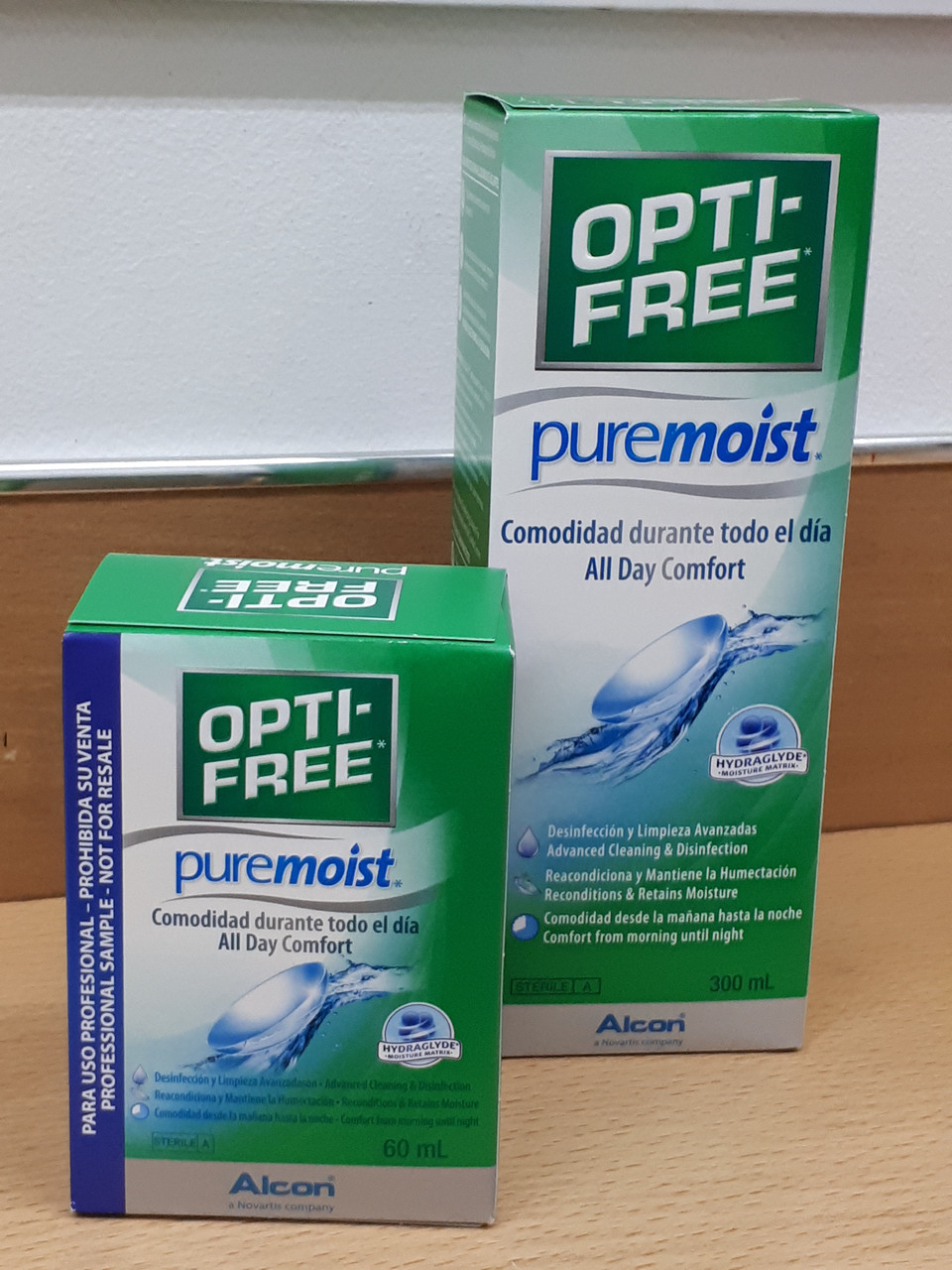 Раствор для контактных линз OPTI-FREE pure moist, 300 ml