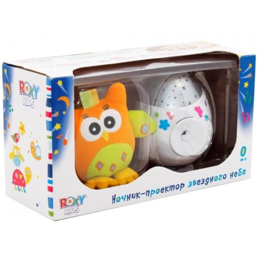 Проектор звездного неба Roxy Kids COLIBRI с совой в подарок