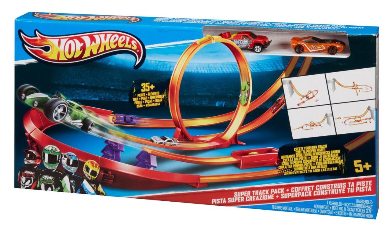 Hot Wheels Набор Супер-Трек "Американские Гонки"