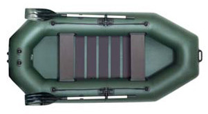 Лодка надувная Kolibri К-280ТS (2 местная)  (слань-коврик, привальный брус) цвет:оливковый Z84819
