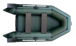Лодка надувная Kolibri KM-260 (слань-книжка) Z84805 оливковый