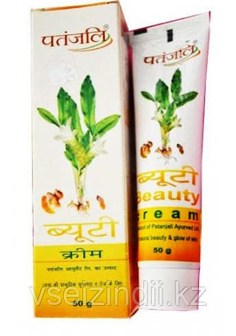 Крем для лица "Бьюти" для сухой кожи, Патанджали (Beauty Cream, Patanjali) 50гр - фото 1 - id-p2981896