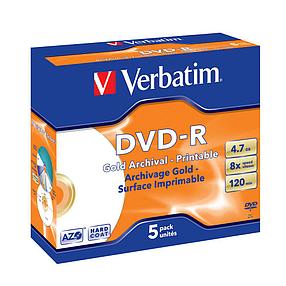 DVD-R  4.7GB Archival Printable Verbatim, фото 2