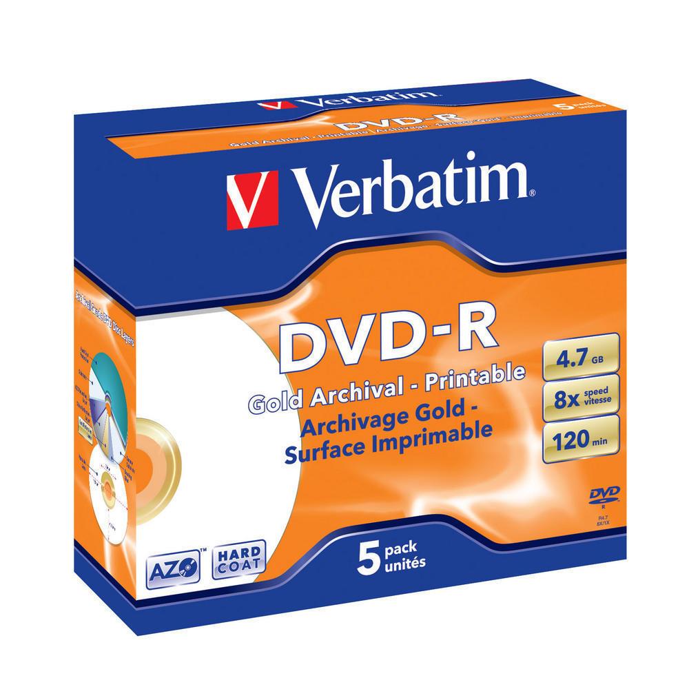 DVD-R 4.7GB Archival Verbatim - фото 1 - id-p45827415