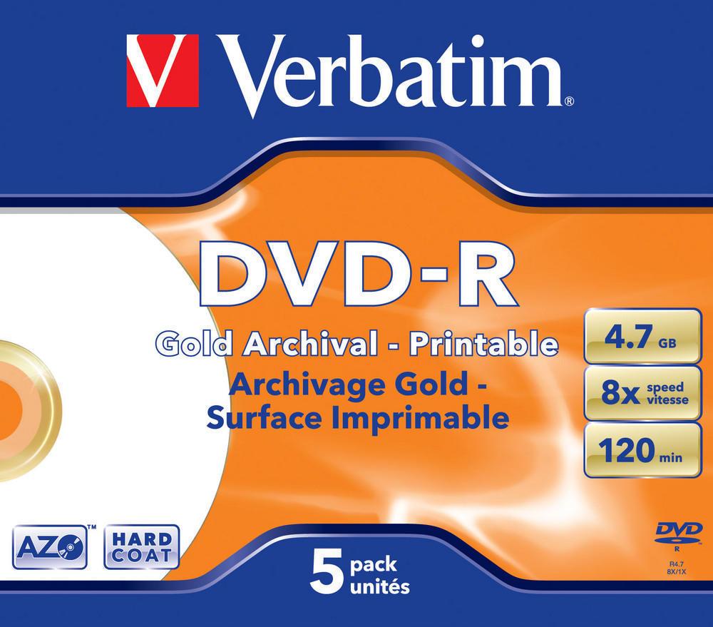DVD-R 4.7GB Archival Verbatim - фото 2 - id-p45827415