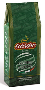 Carraro "Globo Verde", кофе в зернах
