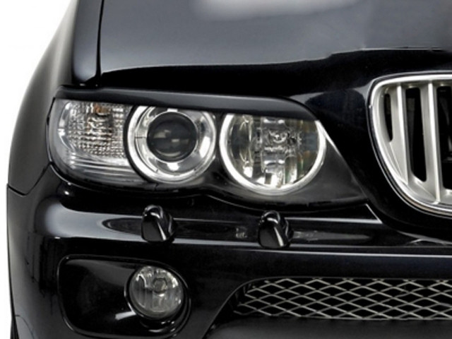 Накладки на фары (реснички) BMW X5 (E53) рестайлинг